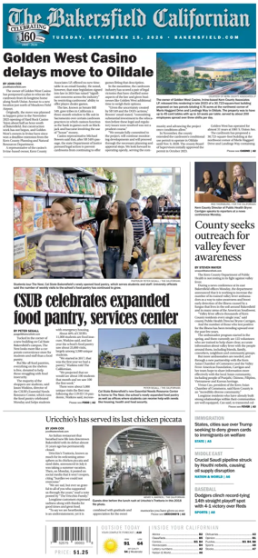 Cover of The Bakersfield Californian