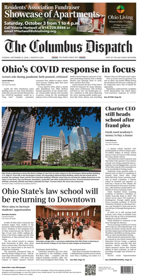 Cover of The Columbus Dispatch
