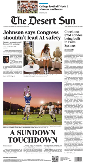 Cover of The Desert Sun
