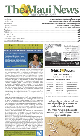 Cover of The Maui News