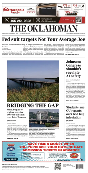 Cover of The Oklahoman