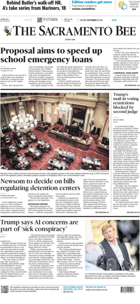 Cover of The Sacramento Bee