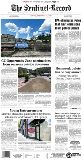 Cover of The Sentinel-Record