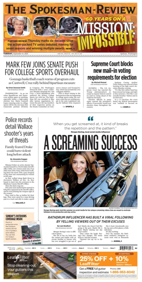 Cover of The Spokesman-Review (Spokane)