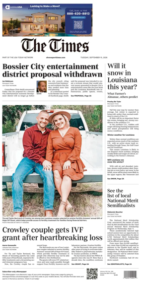 Cover of The Times (Shreveport)