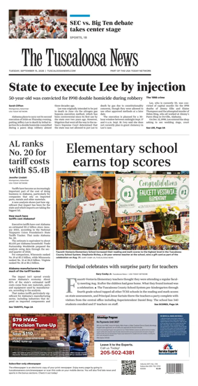 Cover of The Tuscaloosa News
