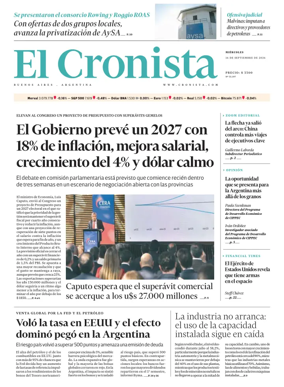 Cover of El Cronista