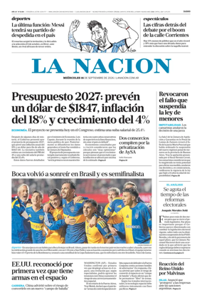 Cover of La Nacion