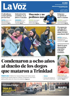 Cover of La Voz del Interior
