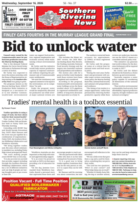 Cover of Southern Riverina news