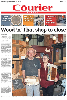 Cover of The Cobram Courier