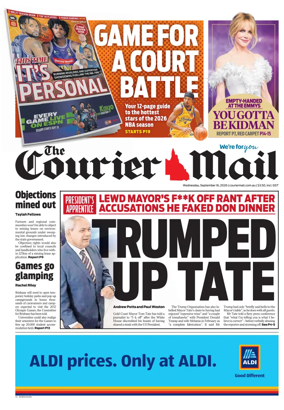 Cover of The Courier-Mail