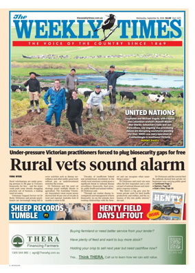 Cover of Weekly Times