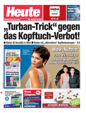 Cover of Heute - Wien Ausgabe