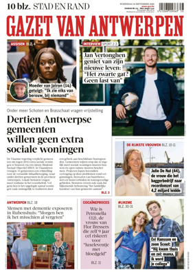 Cover of Gazet van Antwerpen Stad en Rand