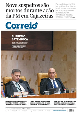 Cover of Correio da Bahia