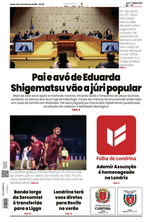 Cover of Folha de Londrina