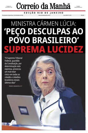 Cover of Jornal Correio da Manha