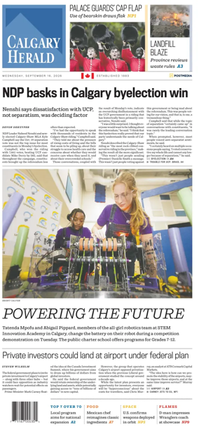 Cover of Calgary Herald