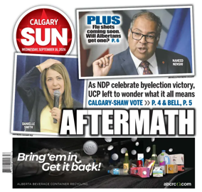 Cover of Calgary Sun