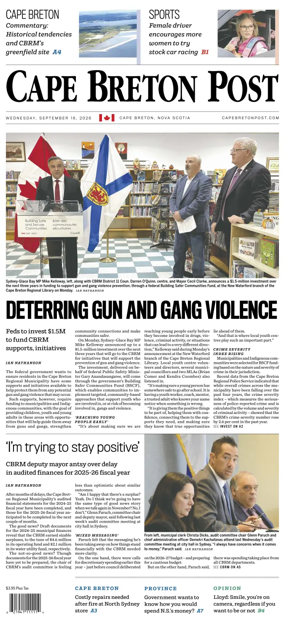 Cover of Cape Breton Post
