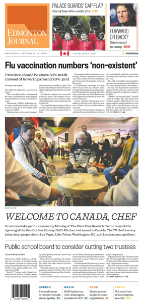 Cover of Edmonton Journal