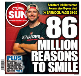 Cover of Ottawa Sun