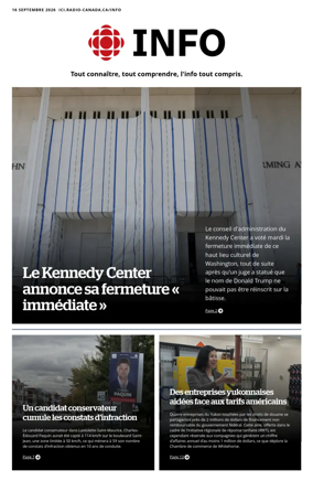 Cover of Radio-Canada Info