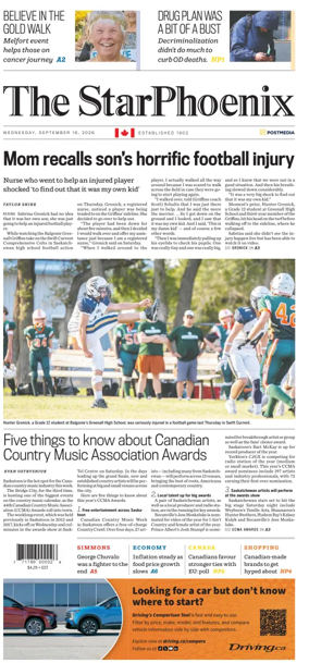 Cover of Saskatoon StarPhoenix