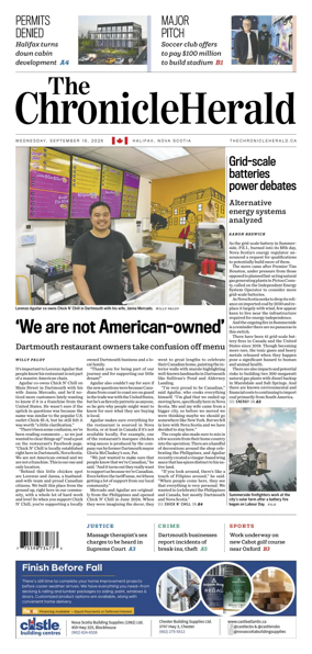 Cover of The Chronicle Herald (Metro)
