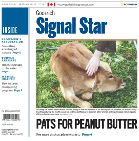 Cover of The Goderich Signal-Star