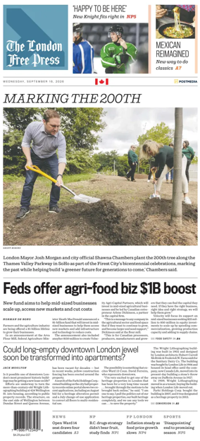 Cover of The London Free Press