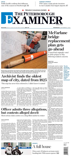 Cover of The Peterborough Examiner