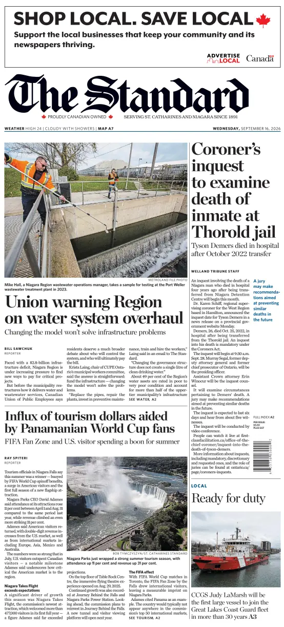 Cover of The Standard (St. Catharines)