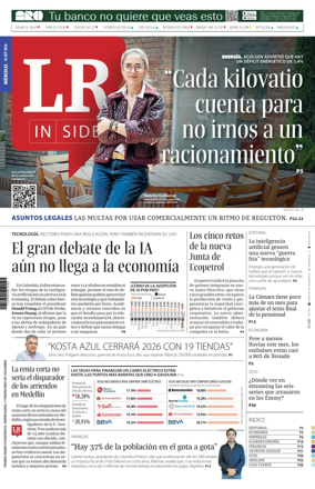Cover of La Republica (Colombia)
