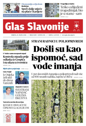 Cover of Glas Slavonije