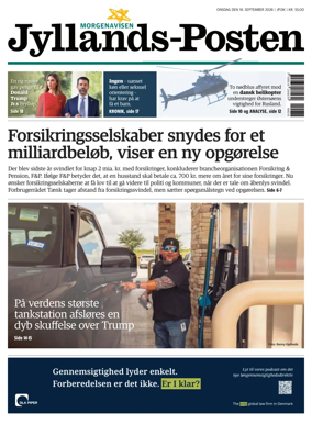 Cover of Jyllands-Posten