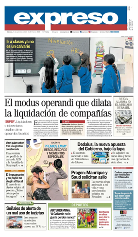 Cover of Diario Expreso