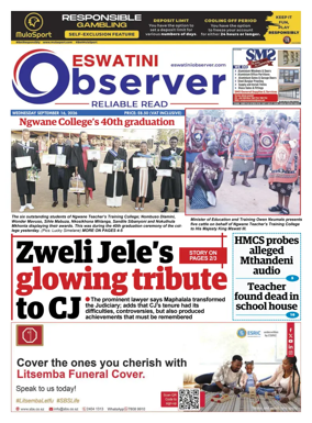 Cover of Eswatini Observer
