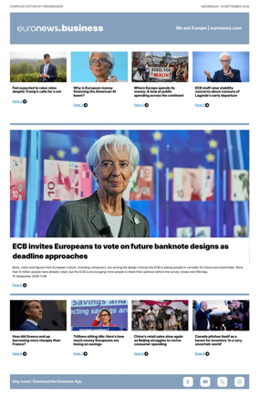Cover of Euronews Business