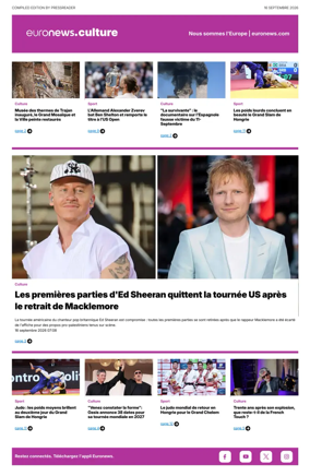 Cover of Euronews Culture (French)