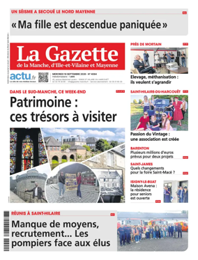 Cover of La Gazette de la Manche