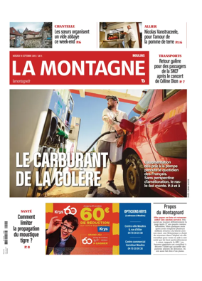 Cover of La Montagne (Moulins)