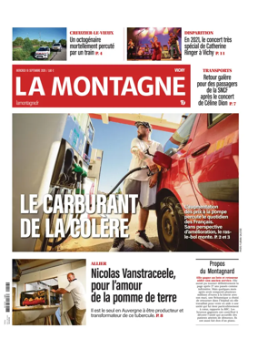 Cover of La Montagne (Vichy)