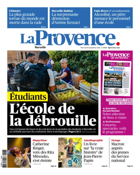 Cover of La Provence Marseille