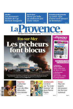 Cover of La Provence Martigues-Istres-Vitrolles-Marignane