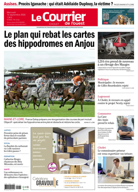 Cover of Le Courrier de l’Ouest (Cholet)