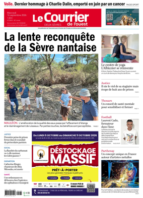 Cover of Le Courrier de l’Ouest (Deux-Sevres)