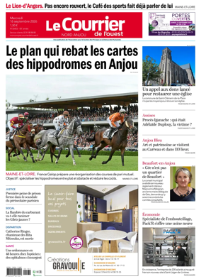 Cover of Le Courrier de l’Ouest (Nord Anjou)