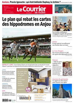 Cover of Le Courrier de l’Ouest (Saumur)